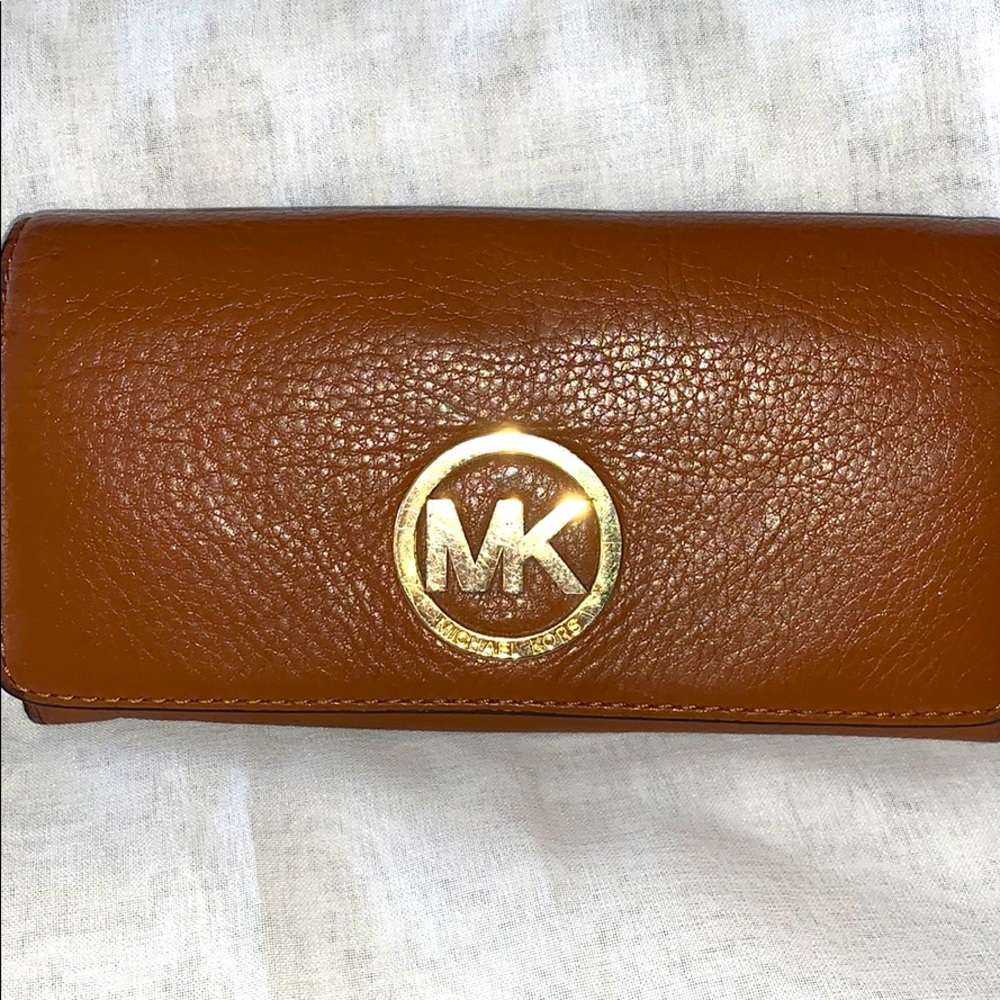 Michael KORS Signature Fulton flap Wallet
